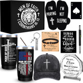 JTAMOHI 20 oz tumbler with scripture keeps beverages hot or cold.