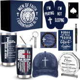 JTAMOHI 20 oz tumbler featuring Man of God verse keeps beverages hot or cold