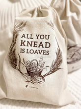 Jumpstick two-pack linen bread bags front view keeps loaves fresher longer