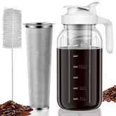 JunVpic cold brew jar with 64oz pitcher for easy iced coffee at home.