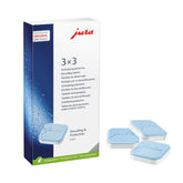 Jura Decalcifying Tablets European version box, easy maintenance for consistent coffee flavor.