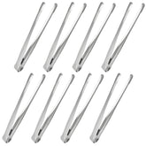 JXHAPY 8-pack 7-inch tongs set ready for cooking and serving