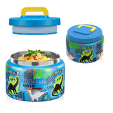 JXXM 8oz thermo jar with open lid, easy lunch access for kids.