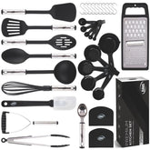 Kaluns 35-piece utensil set in gift box for gifting and kitchen organization