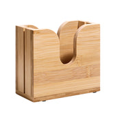 Kamehame bagel slicer holder side view with stable non-slip feet for safety