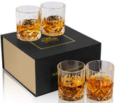 KANARS old-fashioned whiskey glasses set for elegant entertaining