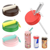 KangNa soda can lids with straw on a 12 oz can prevent spills outdoors