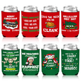Kanmeii Christmas Vacation can cooler 8-pack keeps drinks cold and adds festive humor.