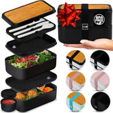 KARRICO bento box 67oz lid and dividers for organized meals on the go