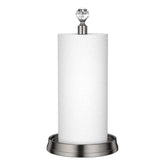 Kasunto paper towel holder with crystal ball top adds elegance and quick access.