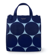 kate spade new york Joy Dot lunch bag with zip closure keeps your lunch secure on the go.