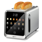 Keenstone Toaster TiltControl touchscreen with browning levels for effortless family breakfasts.