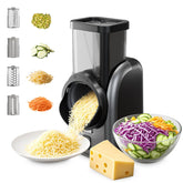 Keerain electric cheese grater front view for compact kitchen storage