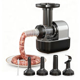 Keerain Electric Sausage Stuffer front view highlighting compact home-use design