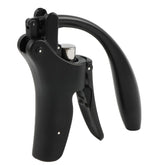 KEISSCO compact wine opener with vertical lever for quick cork removal.