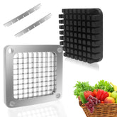KELEYU replacement chopper 3 8 inch blade top view for precise uniform cuts