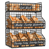 Keomaisyto egg holder countertop with five dividers for organized storage.