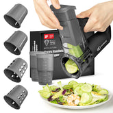 KEOUKE salad shooter top view showing compact design for quick, mess-free prep