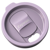 Kepwam spill-resistant sliding lid in lilac prevents leaks on the go.