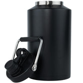 Kerilyn gallon bottle with handle for easy carrying on hikes and trips.