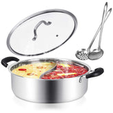 Kerykwan shabu hot pot with divider lid for two flavors during meals