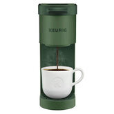 Keurig K-Mini sleek design enables compact placement in small spaces.