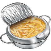 KHTD deep fryer pot 4.4qt with even heat for crispy results