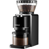 KIDISLE Conical Burr Grinder shows espresso grind setting for precise at-home shots