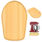 KIDOT bamboo mixer slider front view showing easy glide on counter