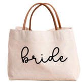 Kifasyo Bride Tote Bag front view, stylish for wedding-day outfits.