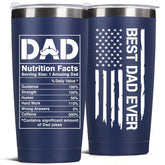 KIKERRO 20oz navy tumbler for Father’s Day gift keeps drinks hot or cold all day
