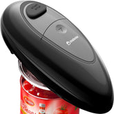 KingGardan electric can opener in action with one-touch operation.