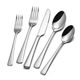 KINGSTONE 18-10 stainless flatware set for 4, built for lasting durability.