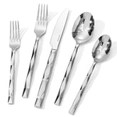 Kingstone 40-piece flatware set on table for everyday dining and entertaining.