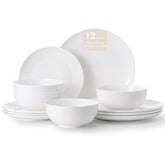 KINGSTONE bone china dinnerware on table with elegant ivory tone for everyday dining
