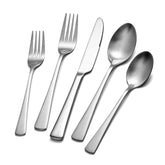 Kingstone 40-piece set in 18/10 stainless steel for durable dining.