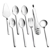 Kingstone slotted spoon for neat serving with corrosion-resistant 18/10 steel