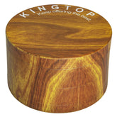 KINGTOP grinder wood grain brown exterior for easy spice grinding