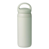 Kinto Day Off tumbler in white, side view, ideal for on-the-go hydration.
