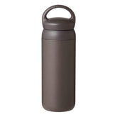 Kinto DayOff Tumbler dark gray front view, ideal for on-the-go hydration