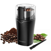 KIRAINAFLY electric spice grinder top view for fast, even grinding.