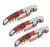 Kit-Home professional waiter corkscrew with rosewood handle for bar service efficiency.