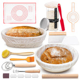KITCHAD complete round banneton elevates dough rise for artisan loaves