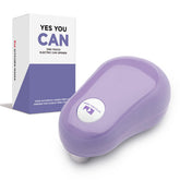 Kitchen Mama One-Touch Purple Can Opener on counter for effortless prep.