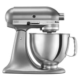 KitchenAid Artisan 5-quart tilt-head mixer shows durable build and versatile power.