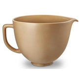 KitchenAid fired clay ceramic bowl, 5-quart size, ideal for versatile mixing.