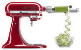KitchenAid Spiralizer Plus blades set shown for versatile veggie spirals and precise slicing