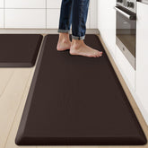 KitchenClouds anti-fatigue kitchen mat 47x17 offers plush support for long cooking tasks.