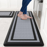 KitchenClouds anti-fatigue kitchen rug set for comfortable standing while cooking