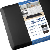 KitchenClouds cushioned anti-fatigue kitchen rug offering soft support for long cooking sessions